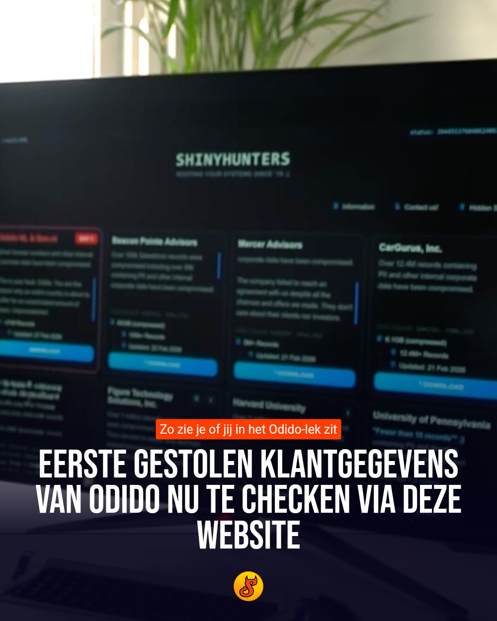 Eerste gestolen klantgegevens van Odido nu te checken via deze website