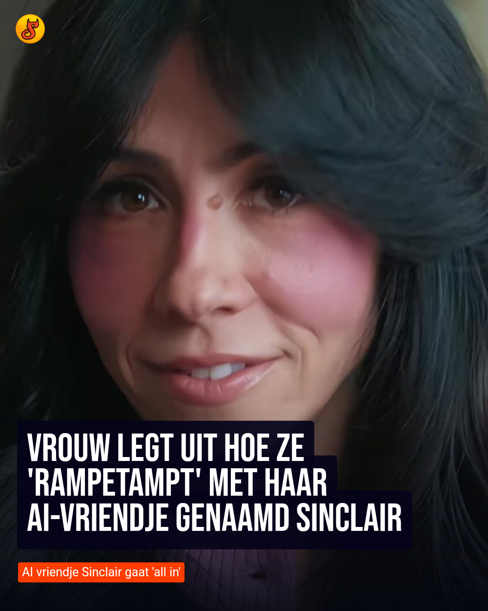 Vrouw legt uit hoe ze 'rampetampt' met haar AI-vriendje genaamd Sinclair