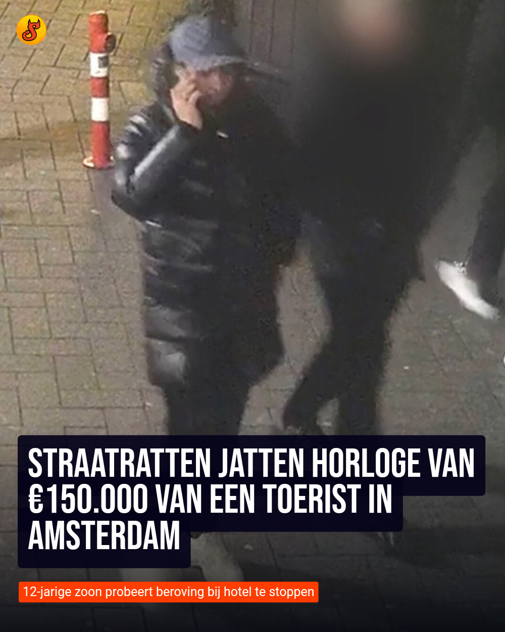 Straatratten jatten horloge van €150.000 van een toerist in Amsterdam