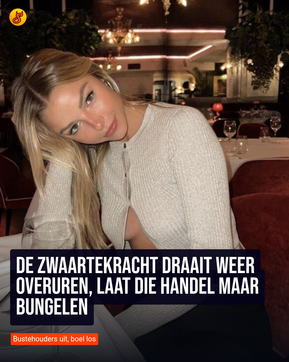 De zwaartekracht draait weer overuren, laat die handel maar bungelen