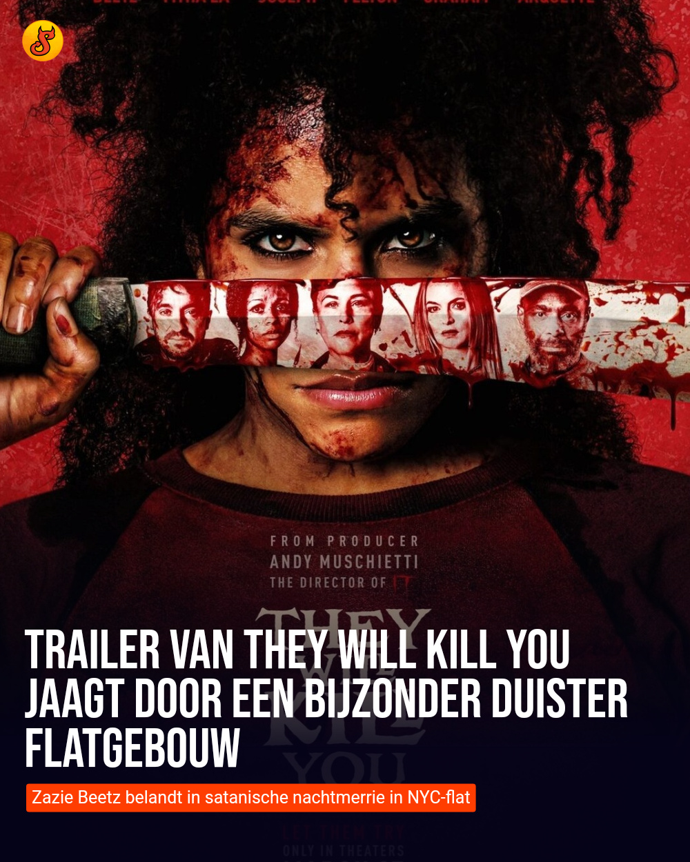 Trailer van They Will Kill You jaagt door een bijzonder duister flatgebouw