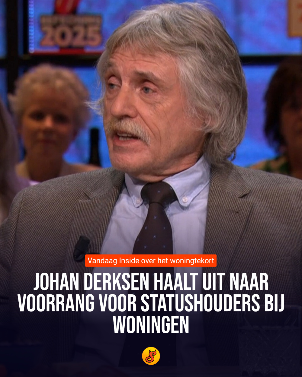 Johan Derksen haalt uit naar voorrang voor statushouders bij woningen