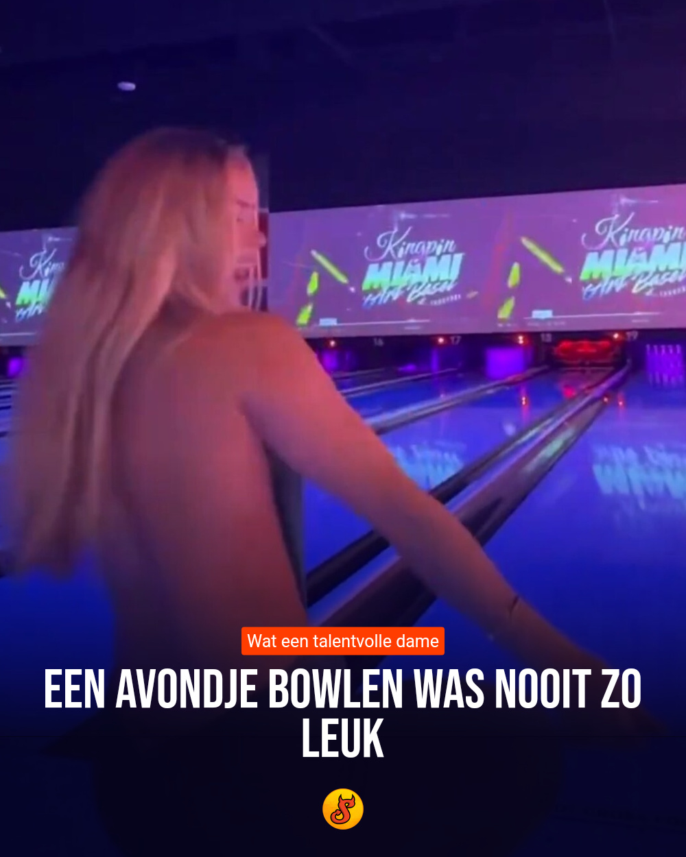 Een avondje bowlen was nooit zo leuk