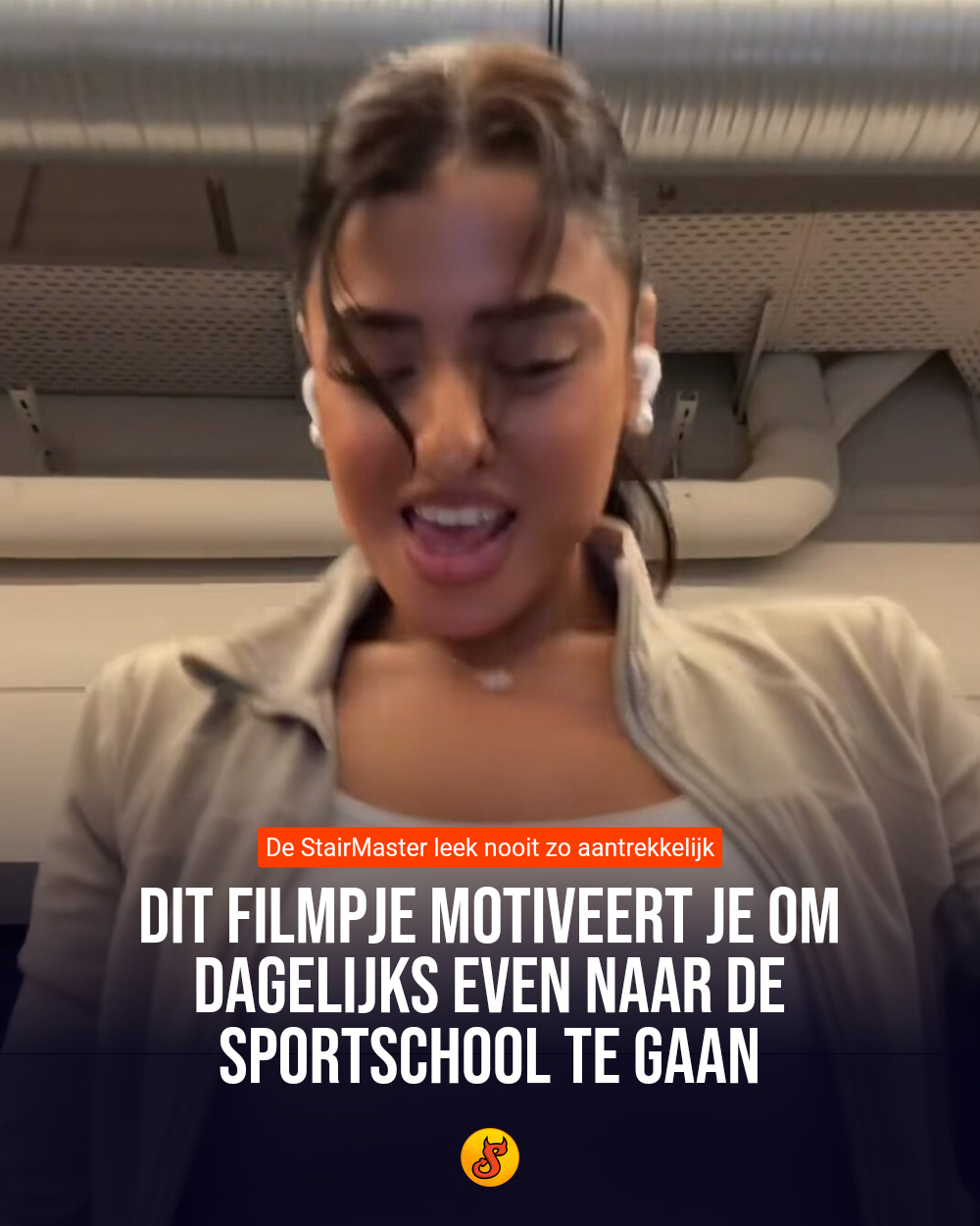 Dit filmpje motiveert je om dagelijks even naar de sportschool te gaan