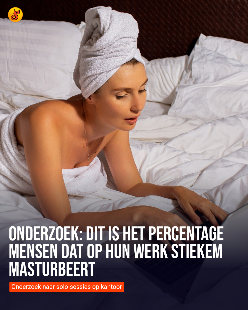 Onderzoek: Dit is het percentage mensen dat op hun werk stiekem masturbeert
