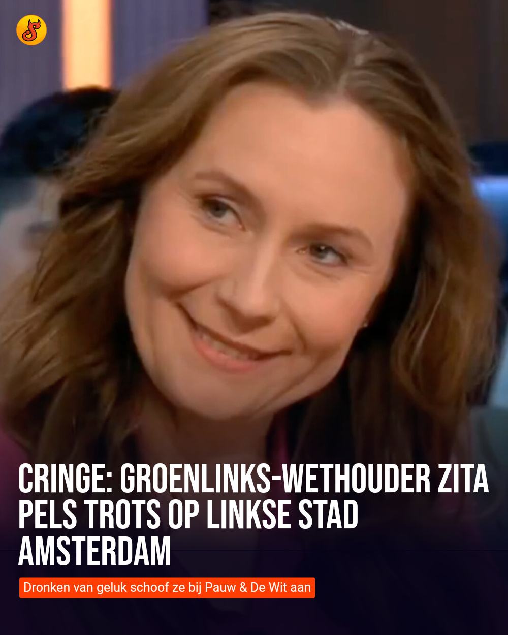 Cringe: GroenLinks-wethouder Zita Pels trots op linkse stad Amsterdam