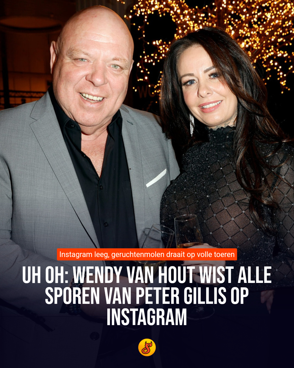 Uh oh: Wendy van Hout wist alle sporen van Peter Gillis op Instagram