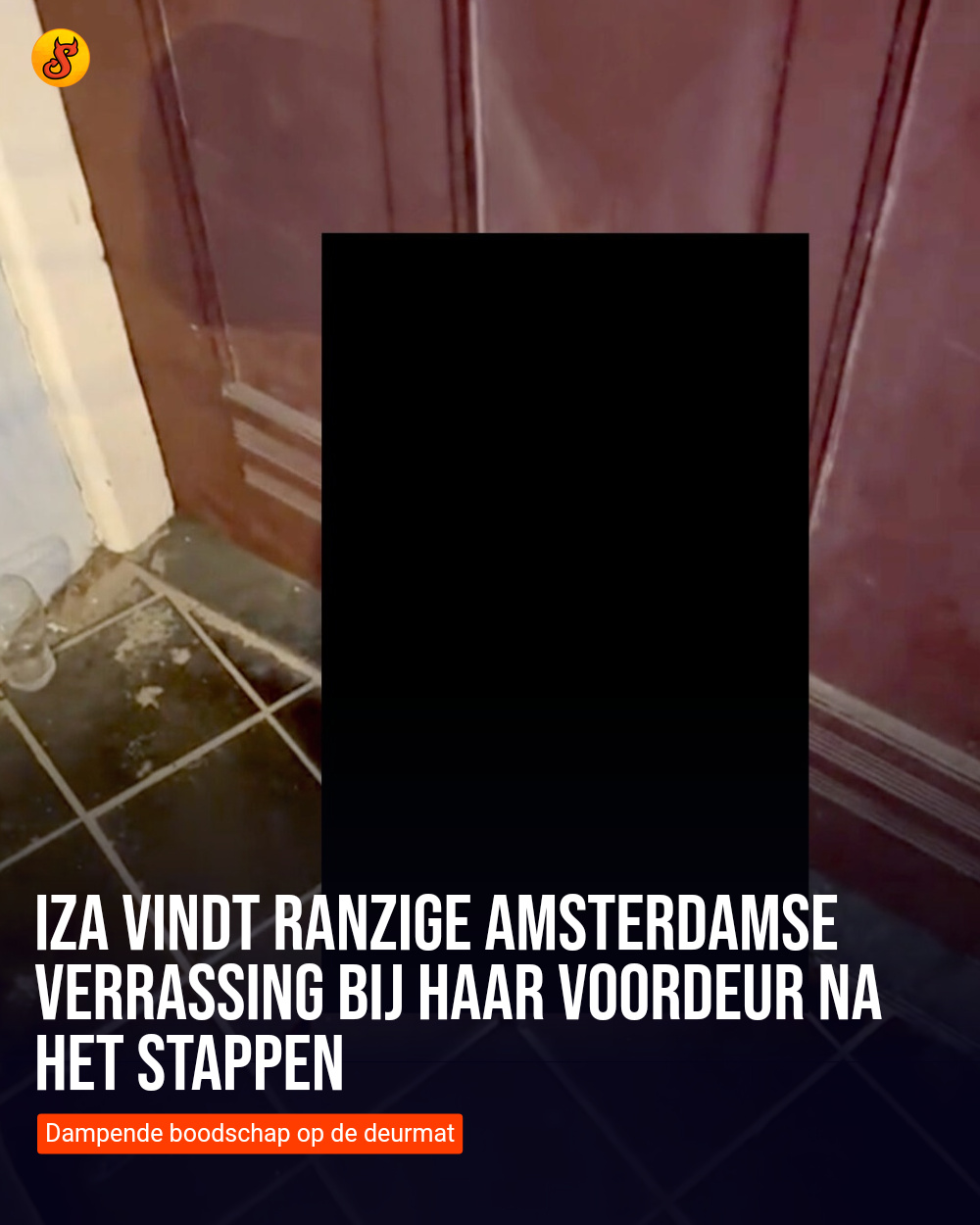Iza vindt RANZIGE Amsterdamse verrassing bij haar voordeur na het stappen