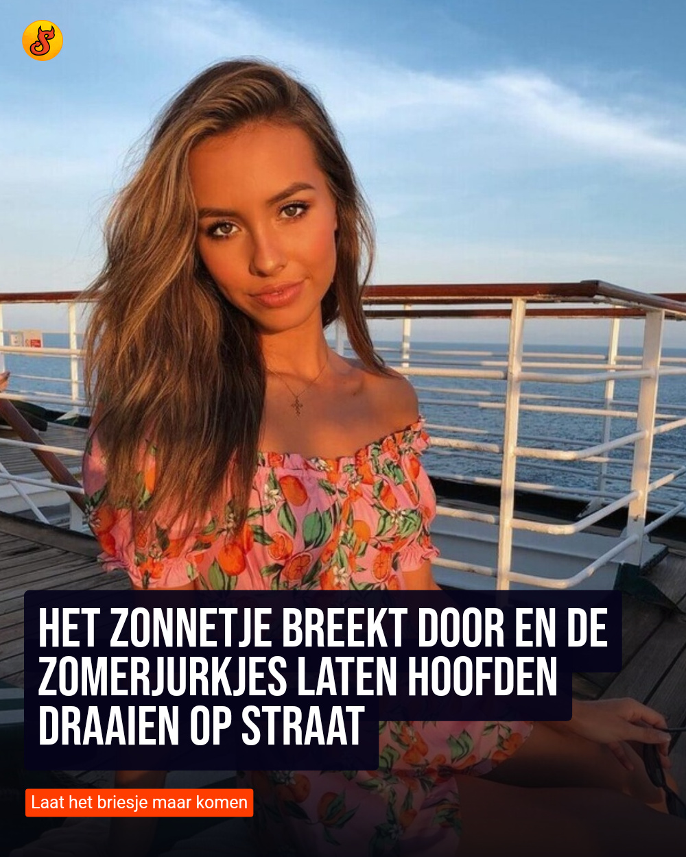 Het zonnetje breekt door en de zomerjurkjes laten hoofden draaien op straat