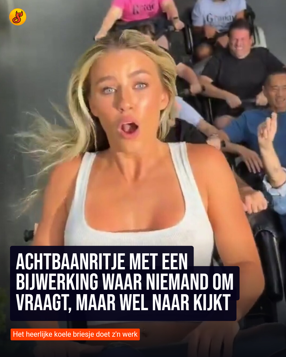 Achtbaanritje met een bijwerking waar niemand om vraagt, maar wel naar kijkt
