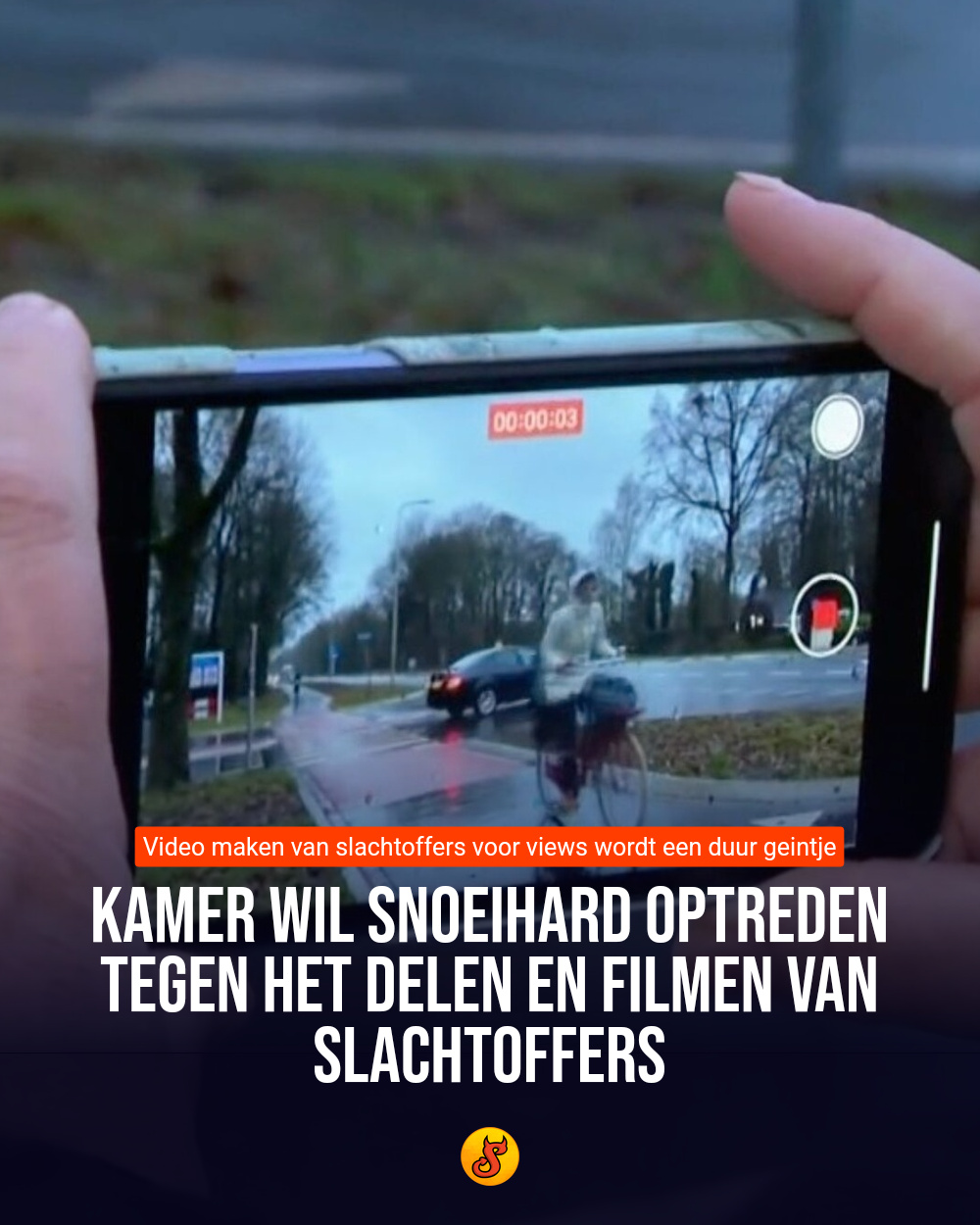 Kamer wil snoeihard optreden tegen het delen en filmen van slachtoffers