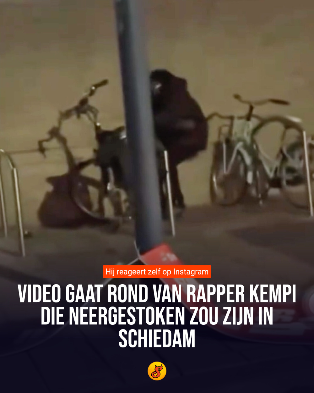 Video gaat rond van rapper Kempi die neergestoken zou zijn in Schiedam