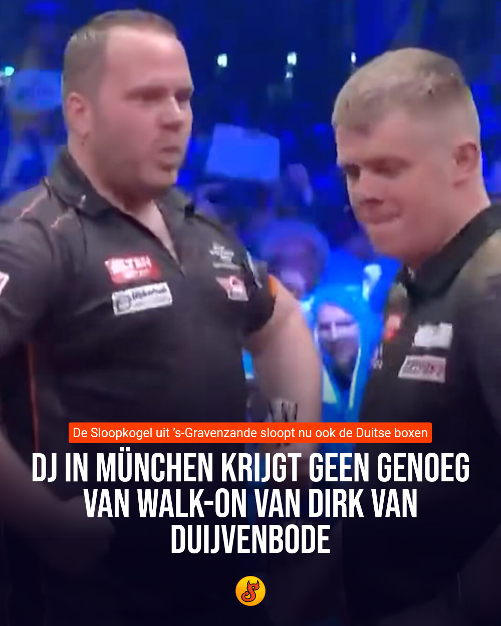 Dj in München krijgt geen genoeg van walk-on van Dirk van Duijvenbode