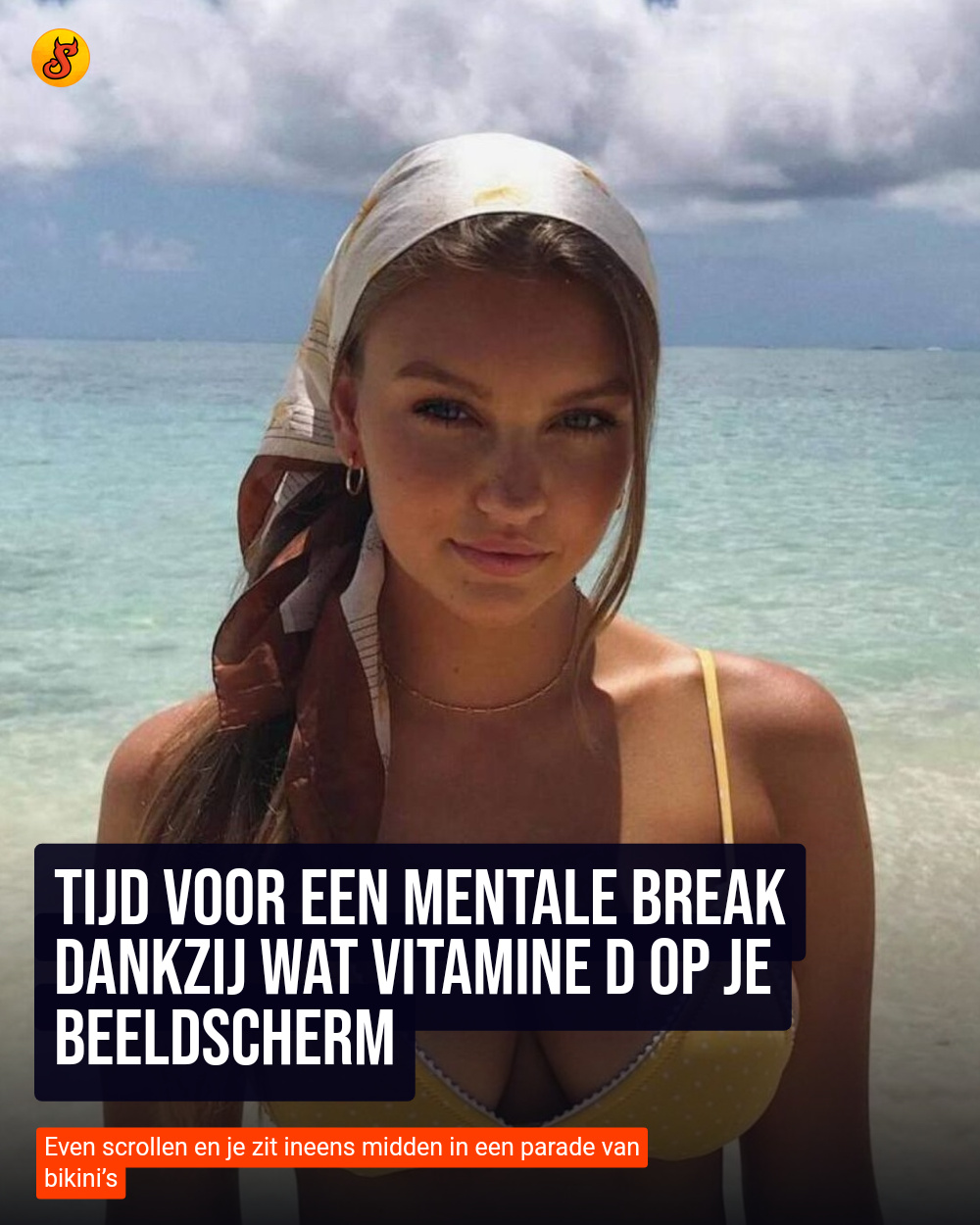 Tijd voor een mentale break dankzij wat vitamine D op je beeldscherm