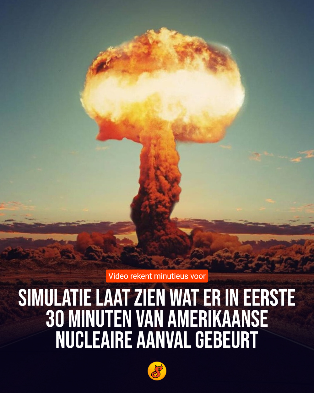 Simulatie laat zien wat er in eerste 30 minuten van Amerikaanse nucleaire aanval gebeurt