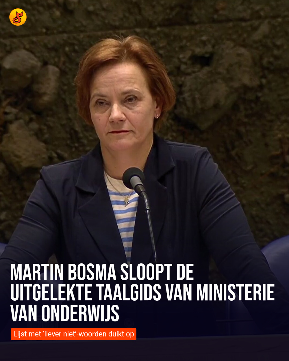 Martin Bosma SLOOPT de uitgelekte taalgids van Ministerie van Onderwijs