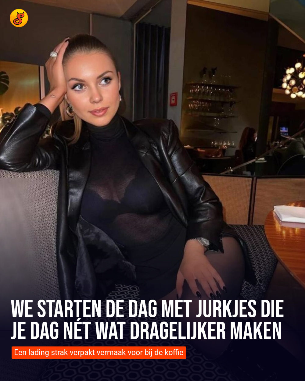 We starten de dag met jurkjes die je dag nét wat dragelijker maken