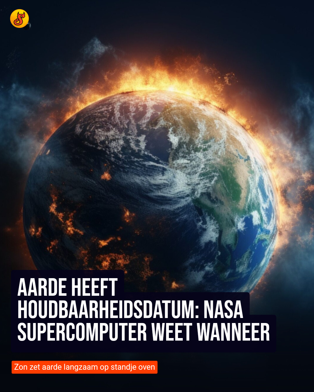 Aarde heeft houdbaarheidsdatum: NASA supercomputer weet wanneer