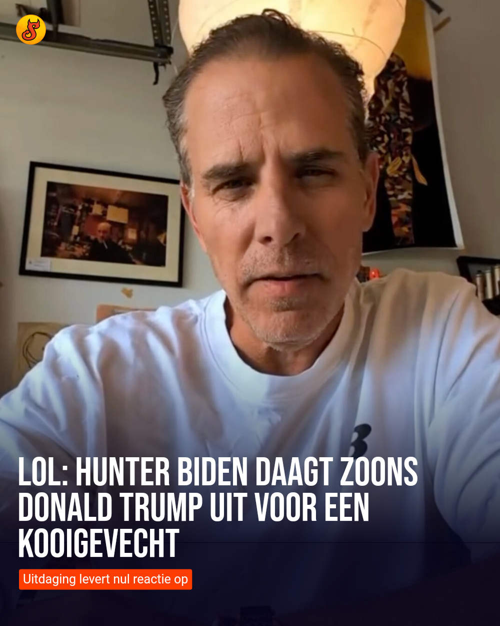 LOL: Hunter Biden daagt zoons Donald Trump uit voor een kooigevecht
