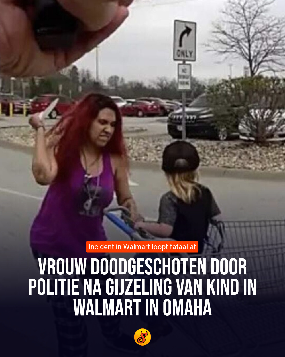 Vrouw doodgeschoten door politie na gijzeling van kind in Walmart in Omaha