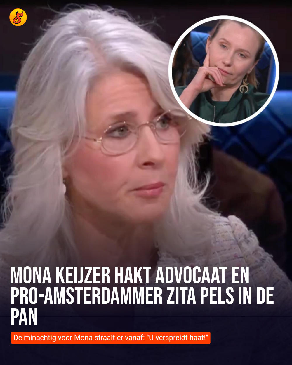 Mona Keijzer hakt advocaat en PRO-Amsterdammer Zita Pels in de pan