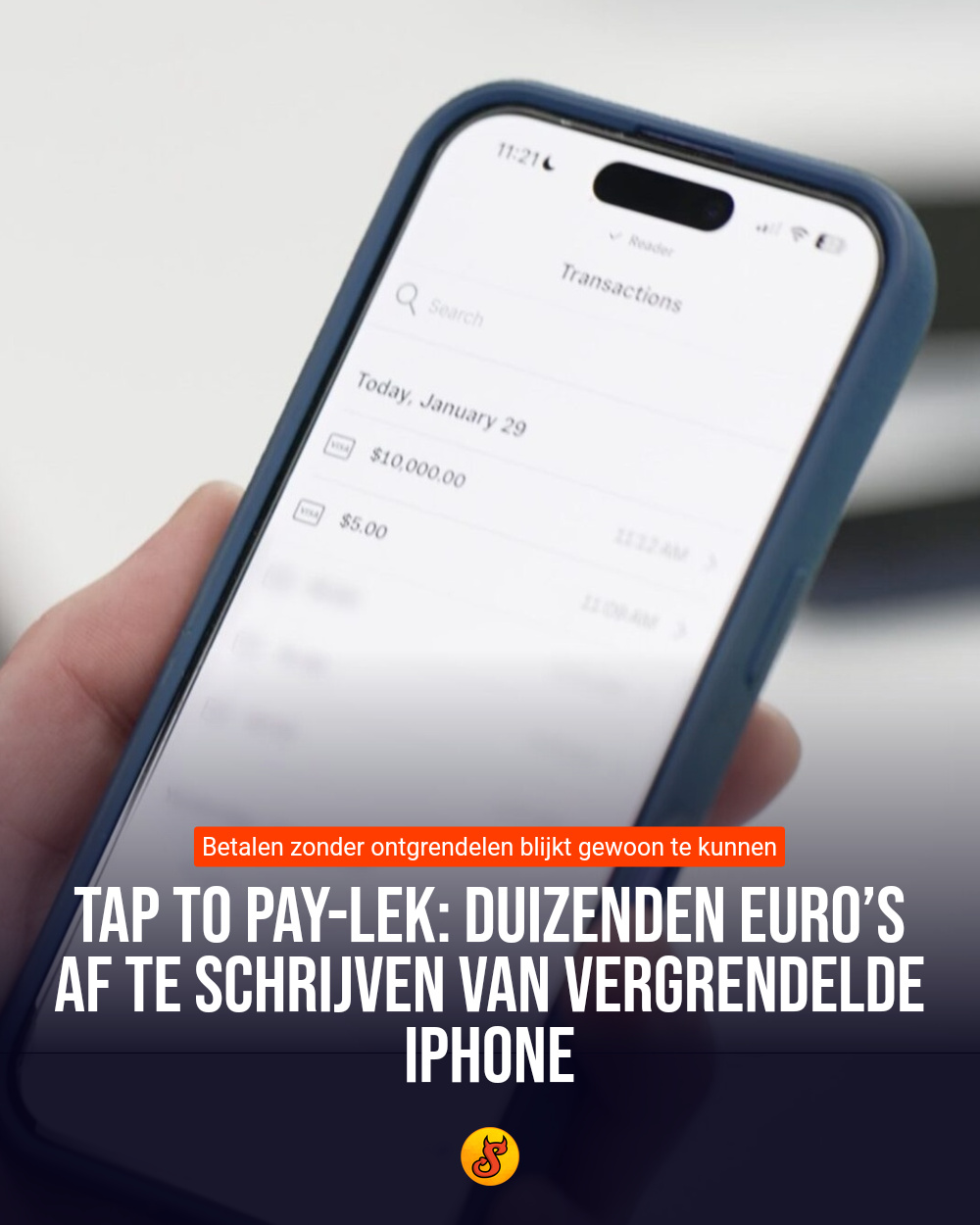 Tap to pay-lek: Duizenden euro’s af te schrijven van vergrendelde iPhone