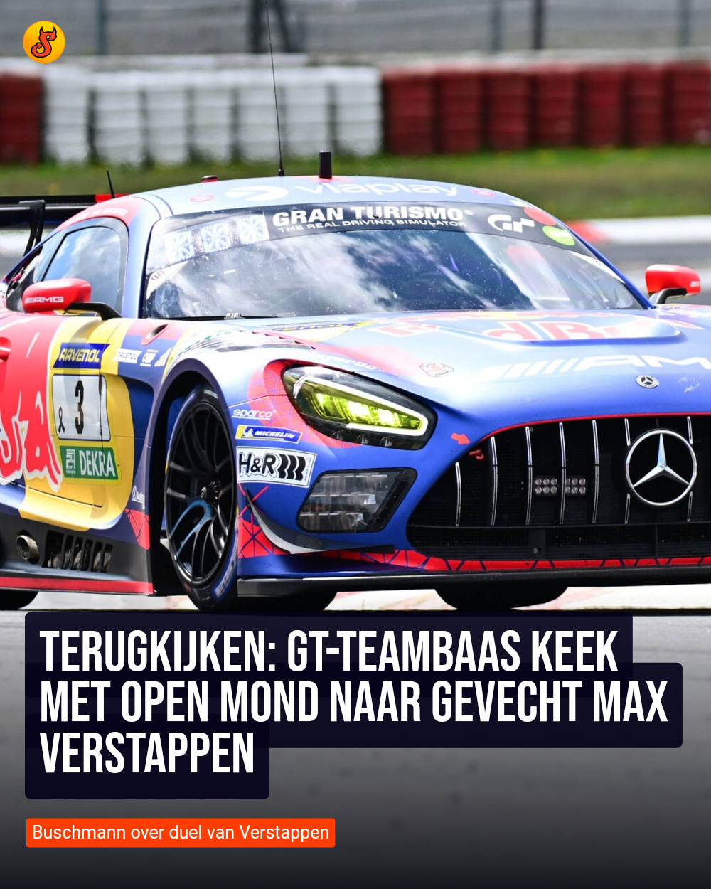 Terugkijken: GT-teambaas keek met open mond naar gevecht Max Verstappen