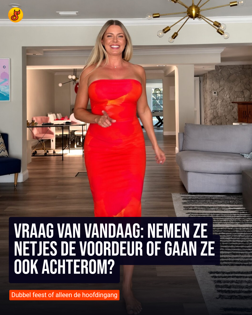 Vraag van vandaag: Nemen ze netjes de voordeur of gaan ze ook achterom?