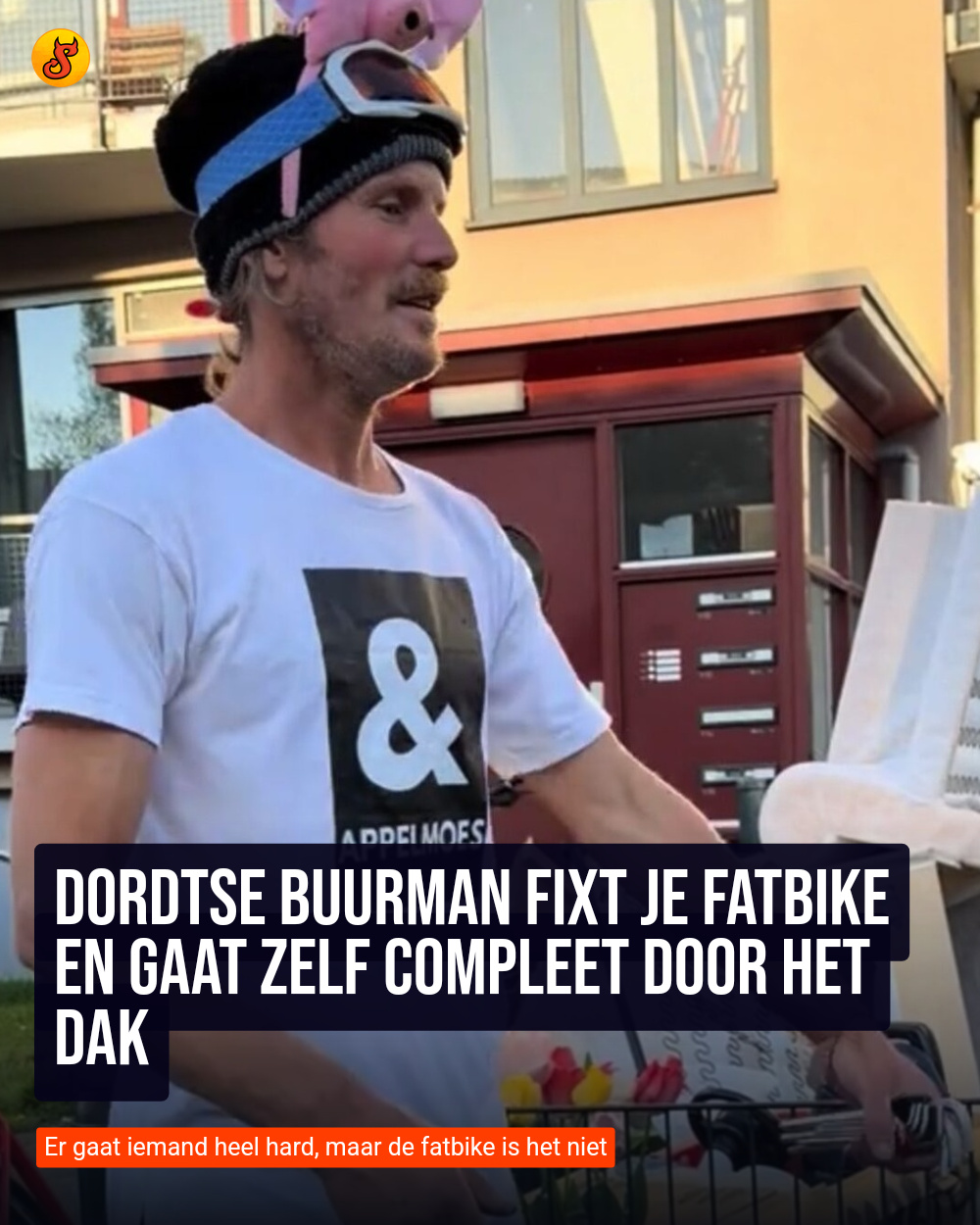 Dordtse buurman fixt je fatbike en gaat zelf compleet door het dak