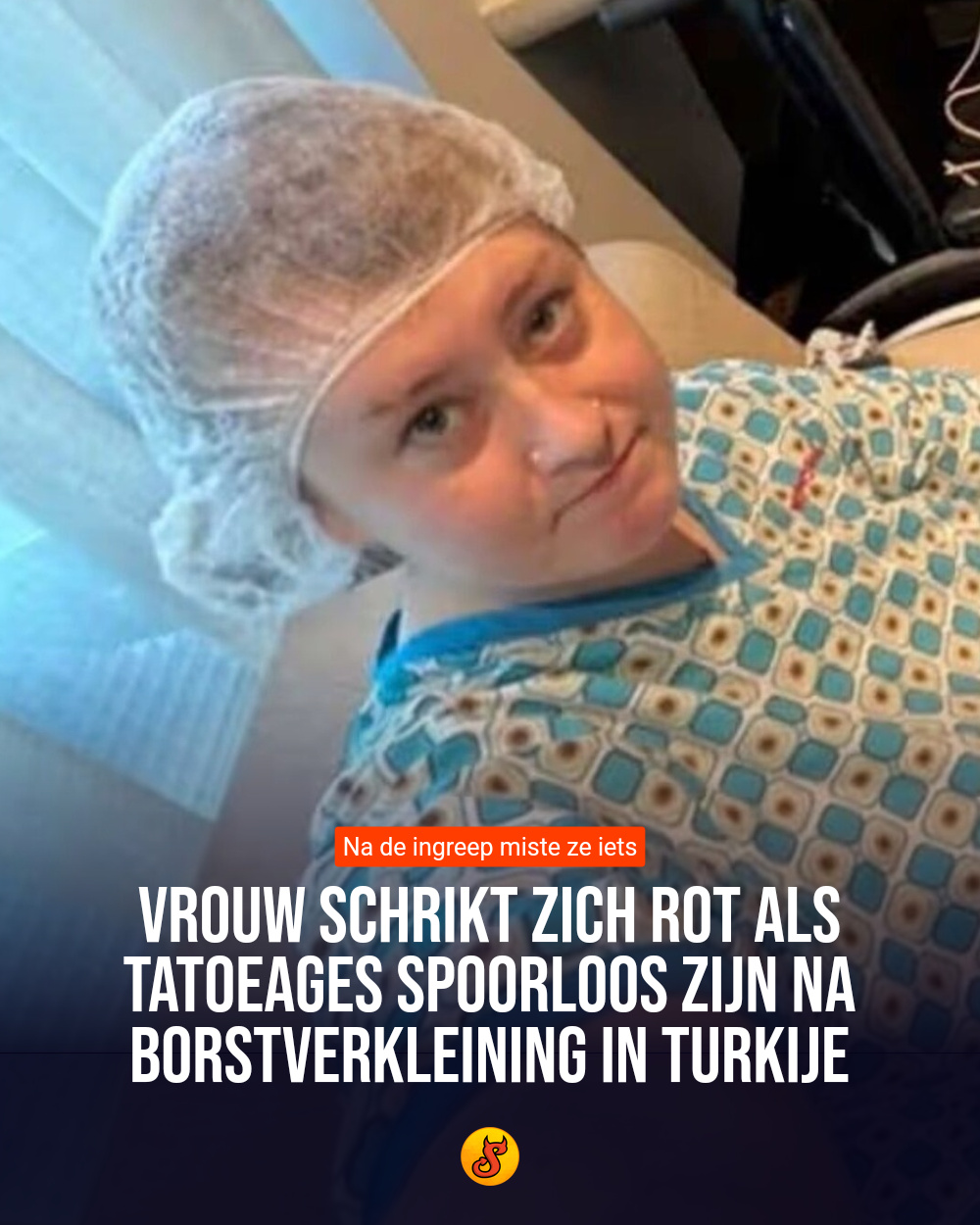 Vrouw schrikt zich rot als tatoeages spoorloos zijn na borstverkleining in Turkije