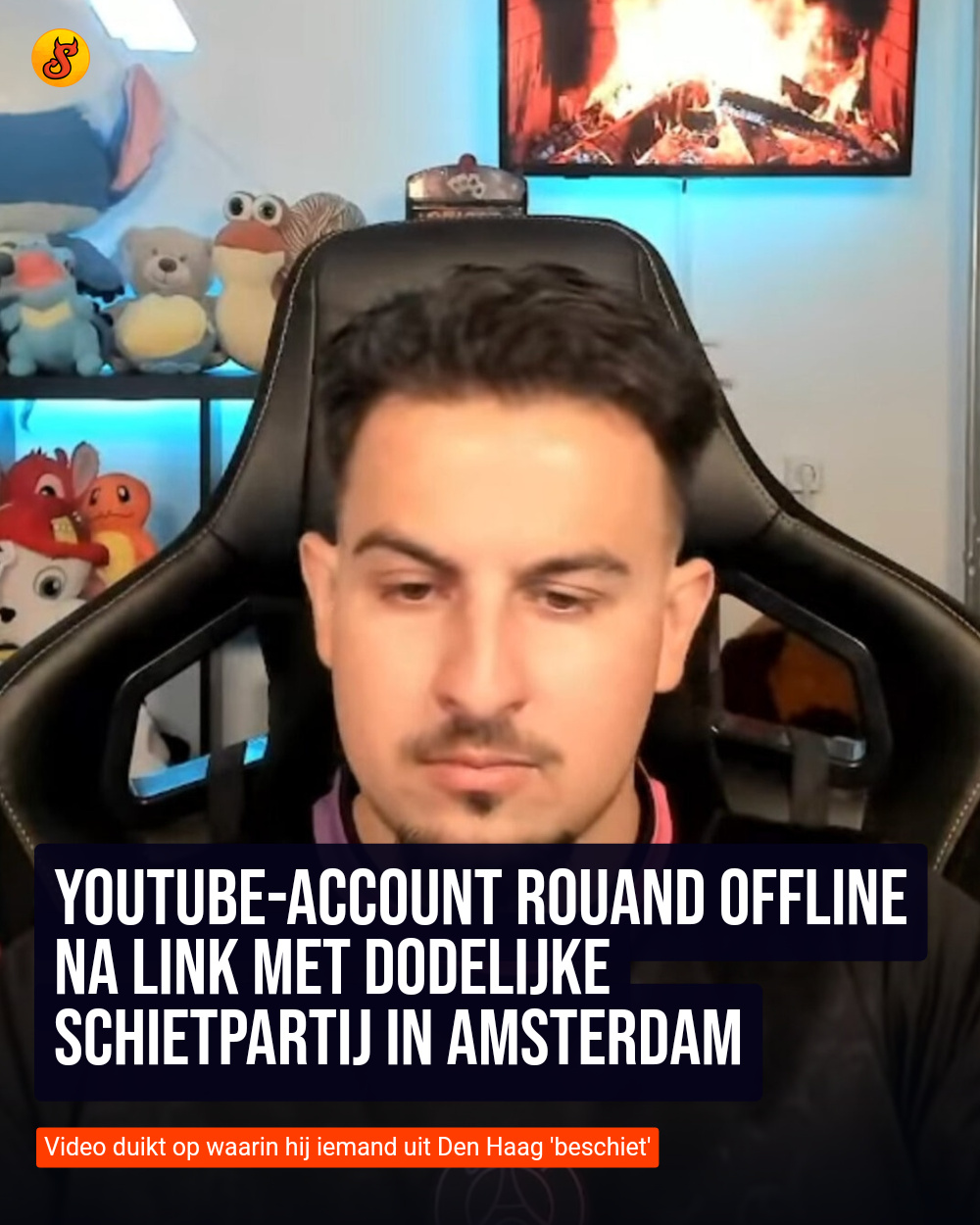 Youtube-account Rouand offline na link met dodelijke schietpartij in Amsterdam