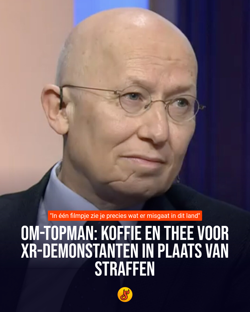 OM-topman: Koffie en thee voor XR-demonstanten in plaats van straffen