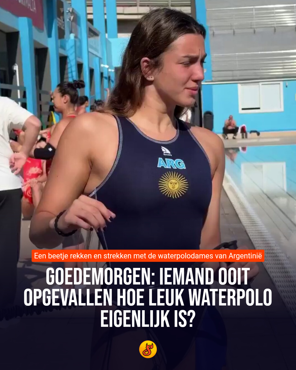 Goedemorgen: Iemand ooit opgevallen hoe leuk waterpolo eigenlijk is?