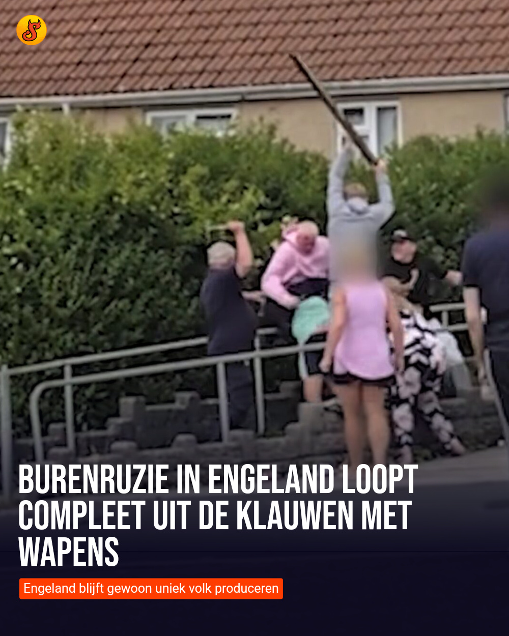 Burenruzie in Engeland loopt compleet uit de klauwen met wapens