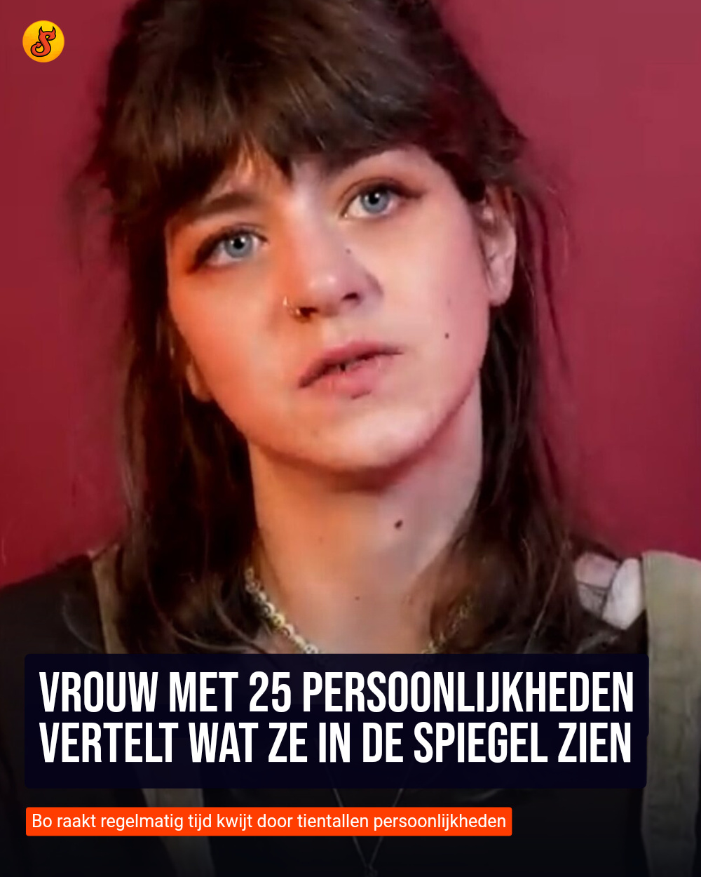 Vrouw met 25 persoonlijkheden vertelt wat ze in de spiegel zien