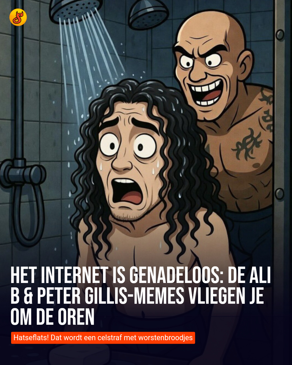 Het internet is genadeloos: De Ali B & Peter Gillis-memes vliegen je om de oren