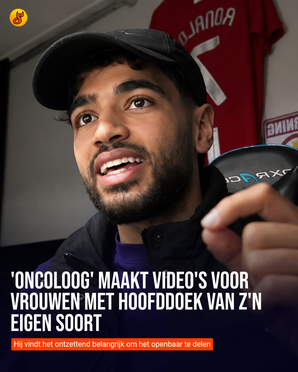 'Oncoloog' maakt video's voor vrouwen met hoofddoek van z'n eigen soort