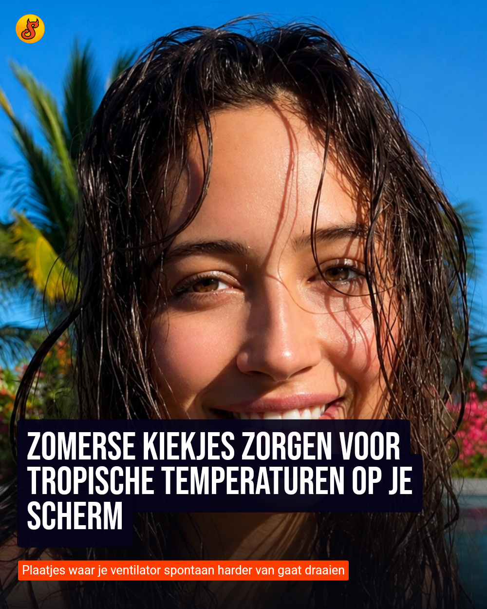 Zomerse kiekjes zorgen voor tropische temperaturen op je scherm