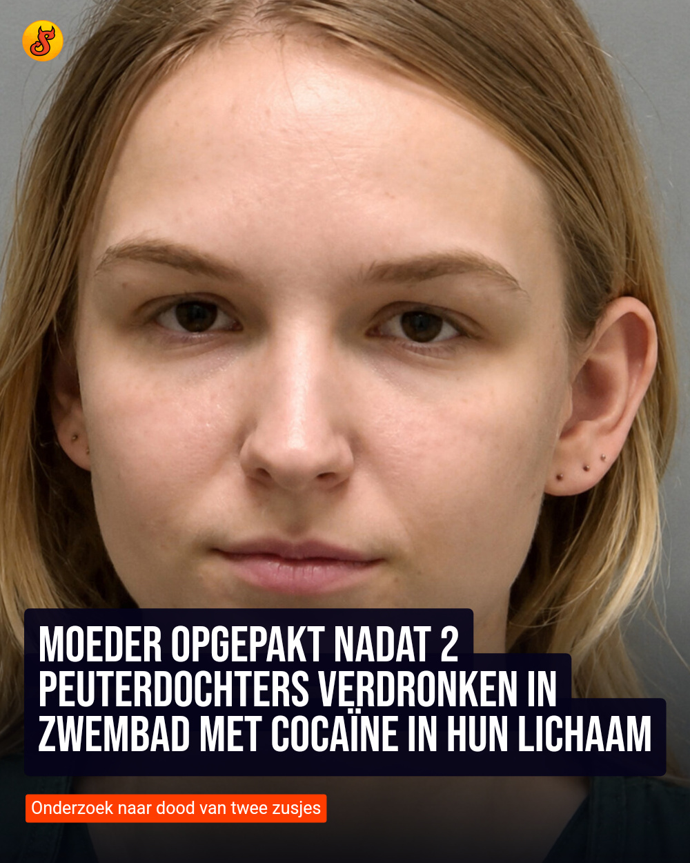 Moeder opgepakt nadat 2 peuterdochters verdronken in zwembad met cocaïne in hun lichaam