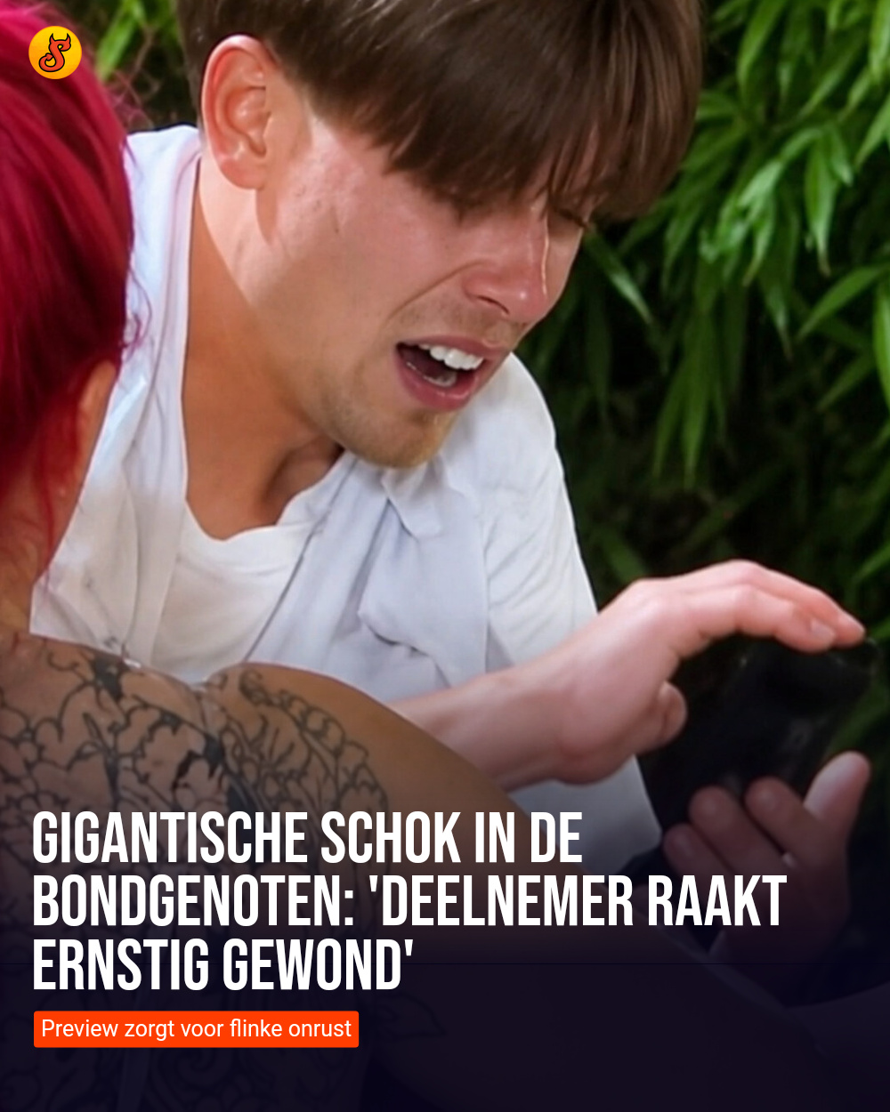 Gigantische schok in De Bondgenoten: 'Deelnemer raakt ernstig gewond'