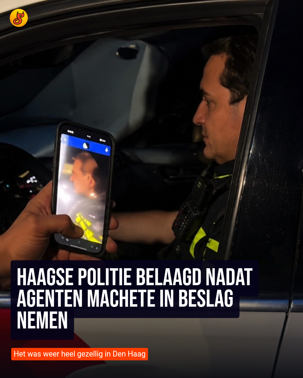Haagse politie belaagd nadat agenten machete in beslag nemen