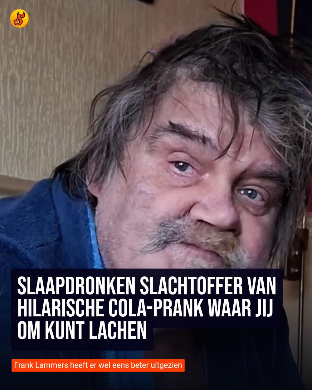 Slaapdronken slachtoffer van hilarische cola-prank waar JIJ om kunt lachen