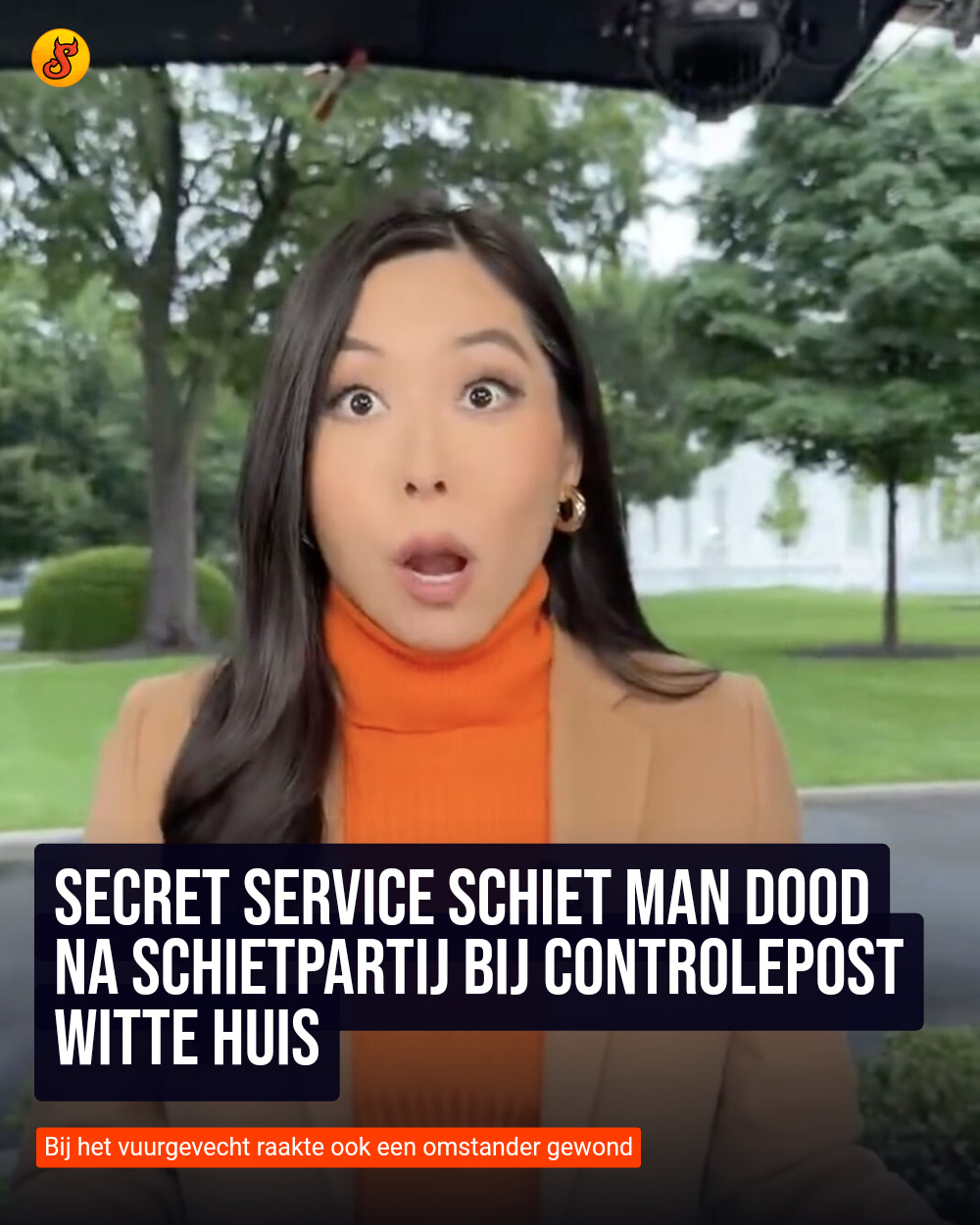 Secret Service schiet man dood na schietpartij bij controlepost Witte Huis