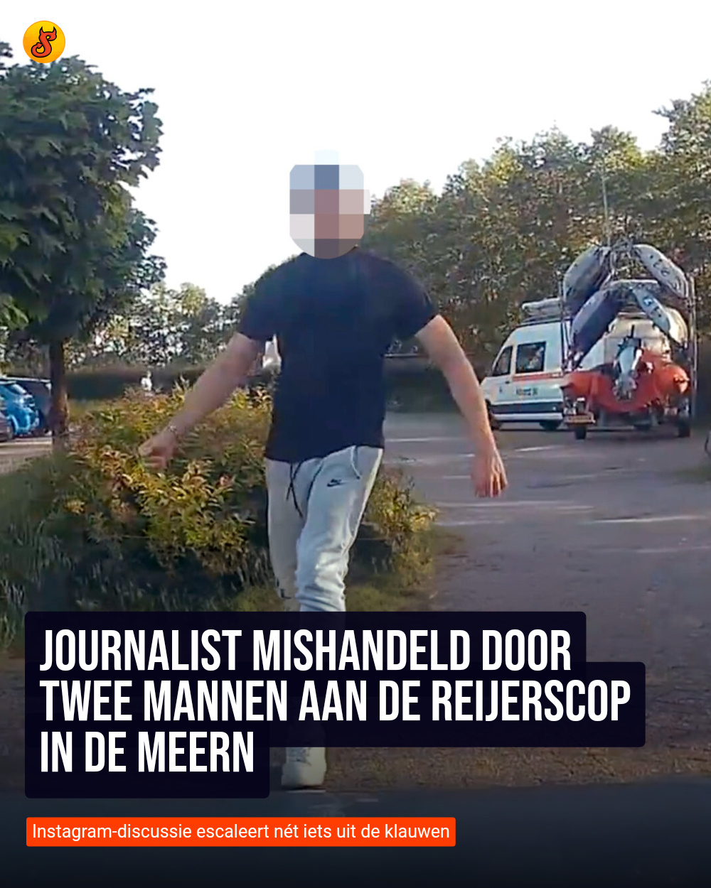 Journalist mishandeld door twee mannen aan de Reijerscop in De Meern