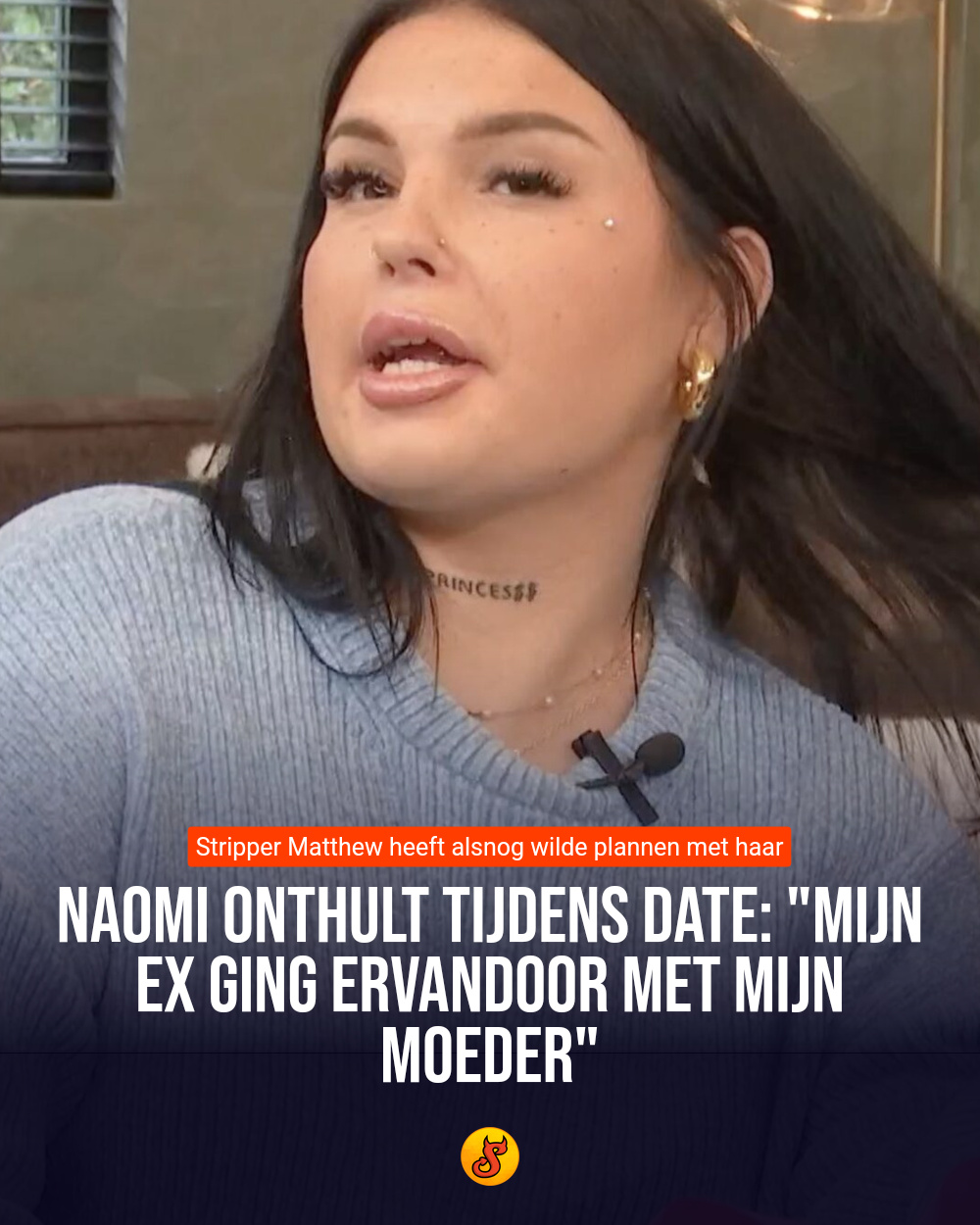 Naomi onthult tijdens date: "Mijn ex ging ervandoor met mijn moeder"