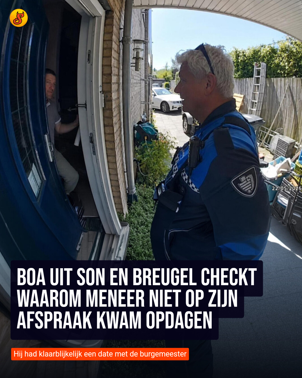 Boa uit Son en Breugel checkt waarom meneer niet op zijn afspraak kwam opdagen