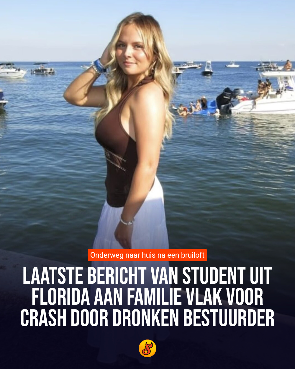 Laatste bericht van student uit Florida aan familie vlak voor crash door dronken bestuurder
