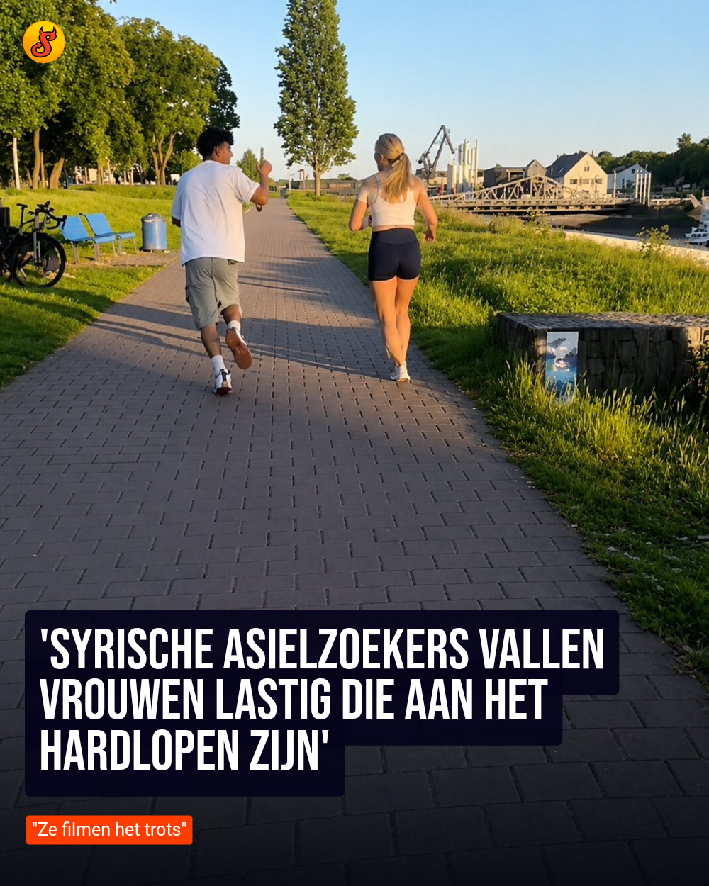 'Syrische asielzoekers vallen vrouwen lastig die aan het hardlopen zijn'
