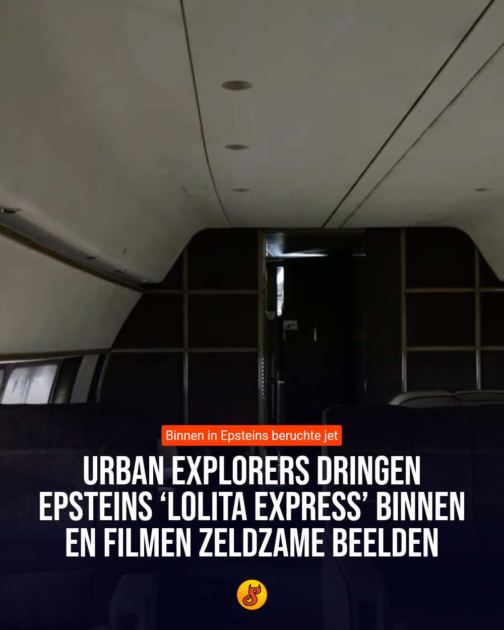 Urban explorers dringen Epsteins ‘Lolita Express’ binnen en filmen zeldzame beelden