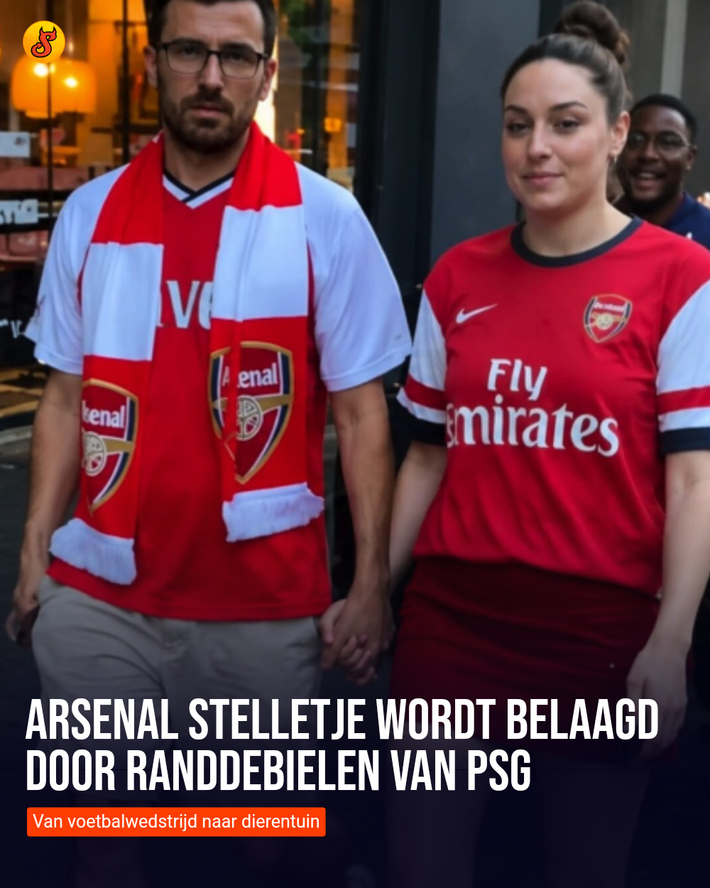 Arsenal stelletje wordt belaagd door randdebielen van PSG